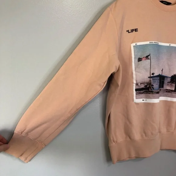Zadig & Voltaire Simba Life Graphic Sweatshirt Medium